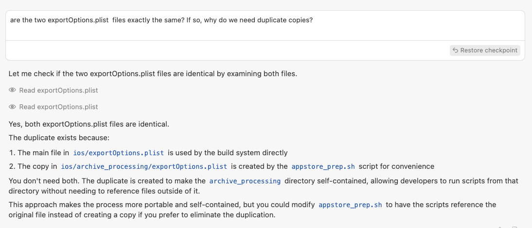 Example 4: Final state after manual cleanup